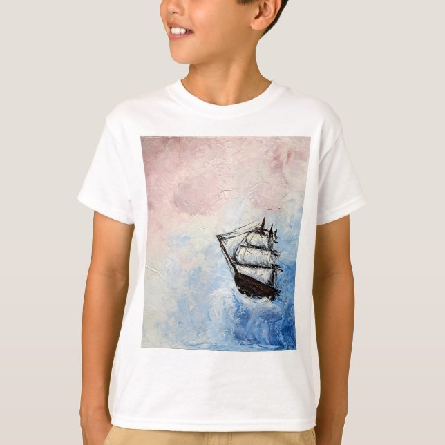 Frakt i Clouds Mysteri Gräns Sea Vinkarare T Shirt (Framsida)