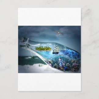 FRAKT i FLASKA Vykort