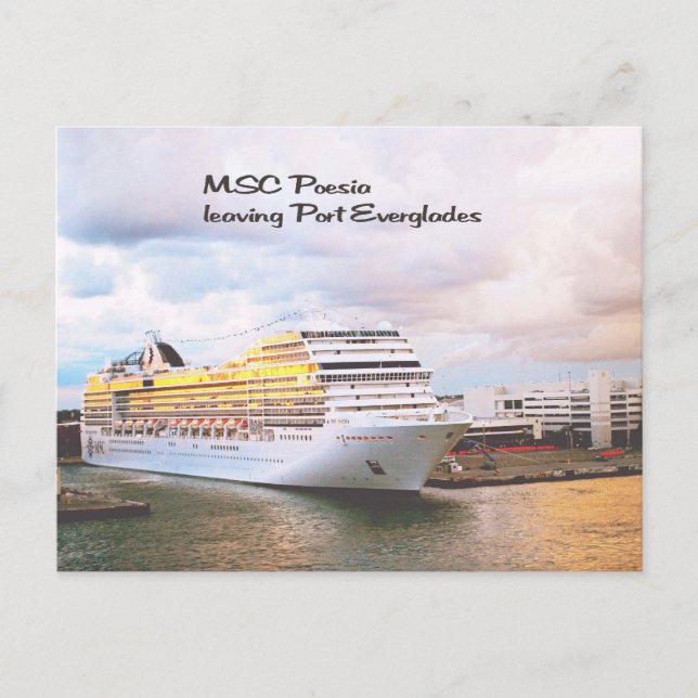 Frakt i hamn vykort (Framsida)