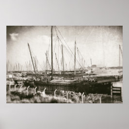 Frakt i Harbor Nautical Poster