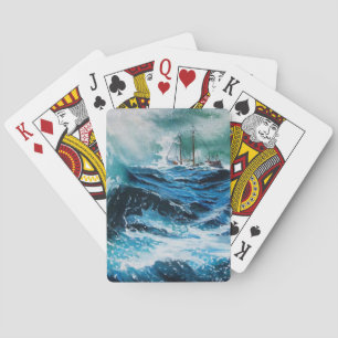 Frakt i havet i stormen casinokort