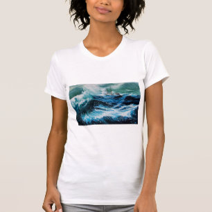 Frakt i havet i stormen t-shirt