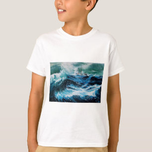 Frakt i havet i stormen tee shirt