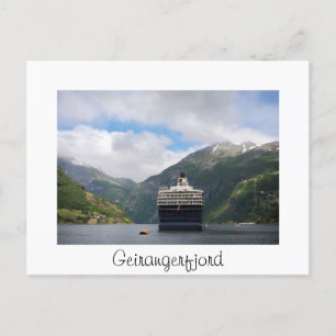Frakt i Norge i Geirangerfjord Vykort