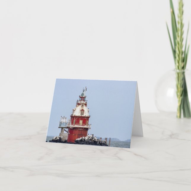 Frakt John Shoal Lighthouse Kort (Framsida)