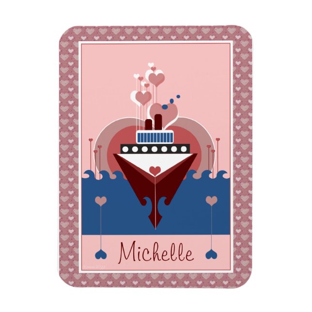 Frakt Kärlek Personlig Flexi Magnet (Vertikal)