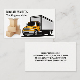 Frakt Lastbil   Movers   Rutor Visitkort