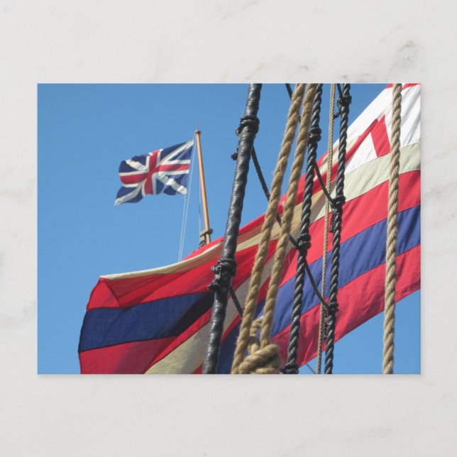 Frakt Mast at Historic Jamestowne Vykort (Framsida)