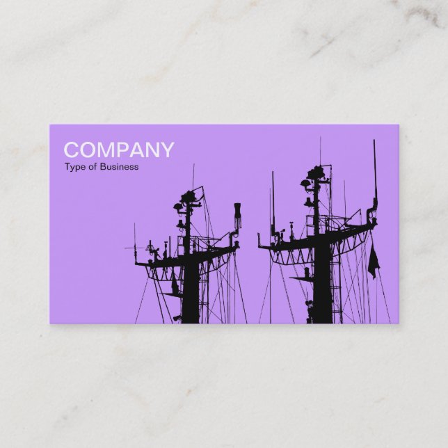 Frakt Mast - Lilac Visitkort (Framsida)