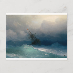 Frakt om Stormy Seas, Ivan Aivazovsky - Vykort