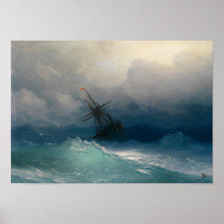 Frakt om Stormy Seas Poster
