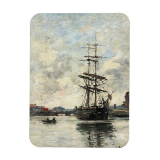 Frakt on the Touques Eugene Boudin (Fransk, 1824-1 Magnet