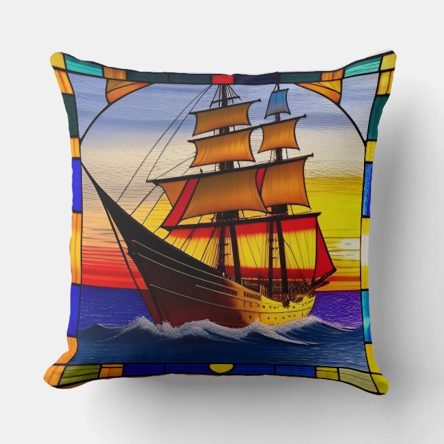 Frakt över Vinkara havet Kudde (Framsida)