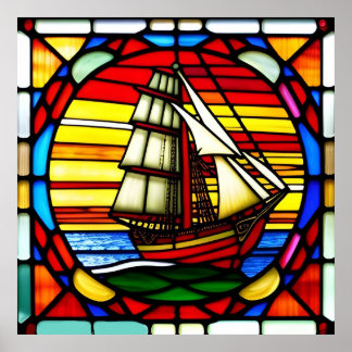 Frakt över Vinkara havet Poster