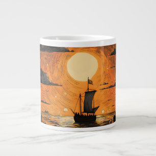 Frakt på natten jumbo mugg