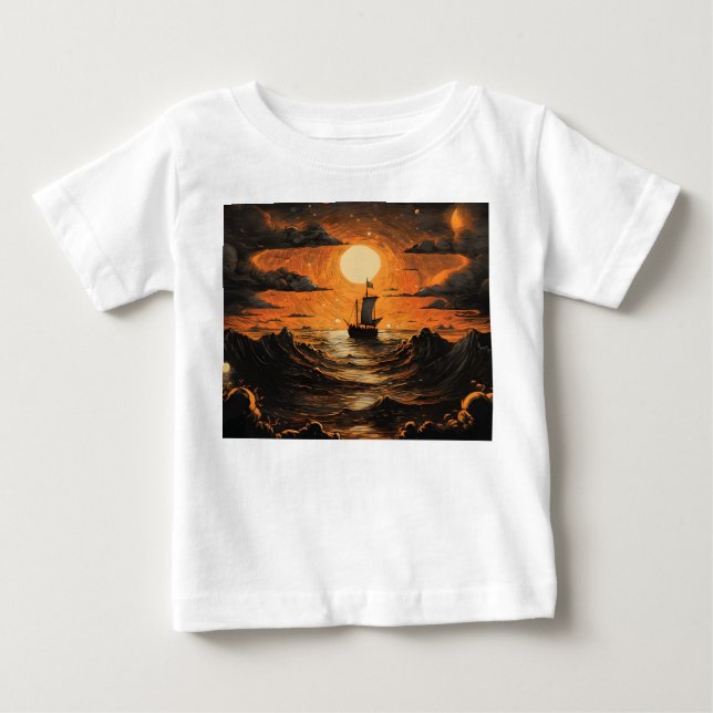 Frakt på natten t shirt (Framsida)