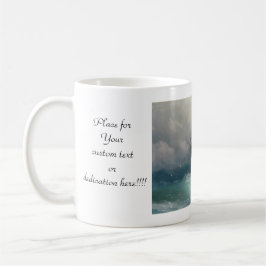 Frakt på stormig storm för havsIvan Aivazovsky Kaffemugg