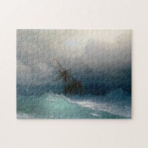 Frakt på stormig storm för havsIvan Aivazovsky Pussel