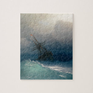 Frakt på stormiga hav, Ivan Aivazovsky Pussel