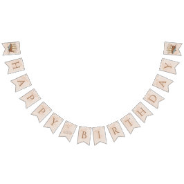 Frakt Pastel Gender-Neutralt Födelsedag Vimplar