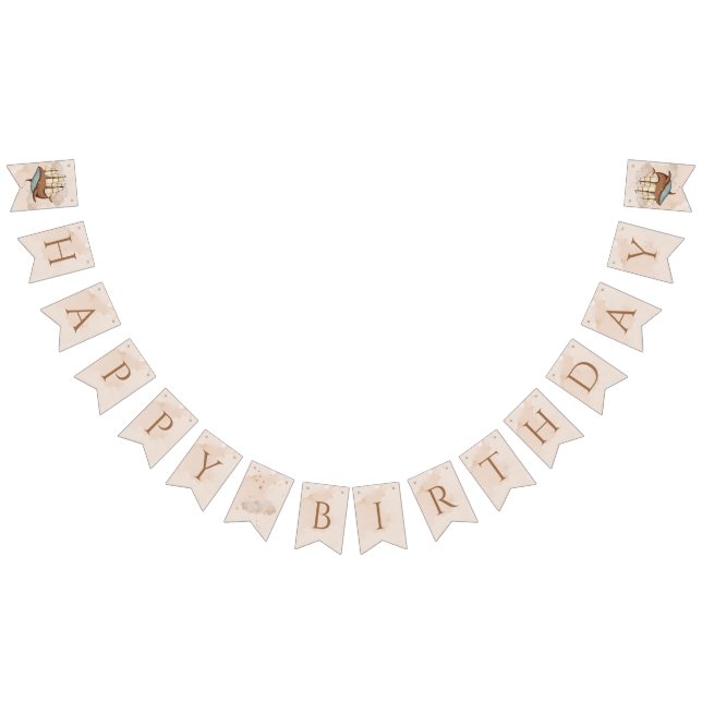 Frakt Pastel Gender-Neutralt Födelsedag Vimplar (Alla)