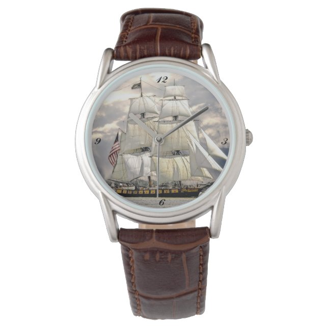 Frakt Sails Nautical Watch Armbandsur (Framsida)