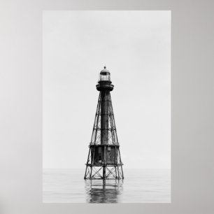 Frakt Shoal Light Station Poster