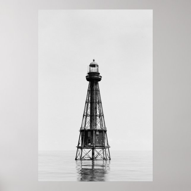 Frakt Shoal Light Station Poster (Framsidan)
