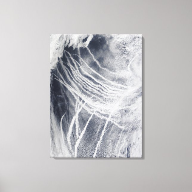 Frakt spårar i norra Stilla havet Canvastryck (Framsida)