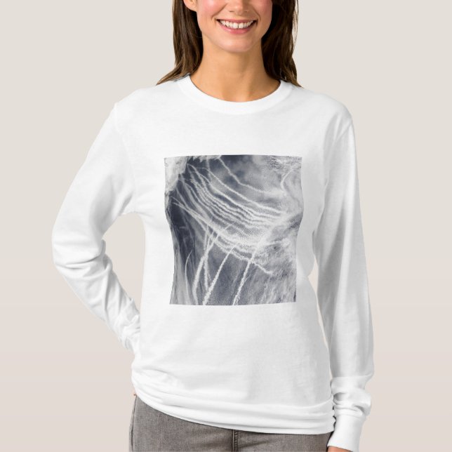 Frakt spårar i norra Stilla havet T Shirt (Framsida)