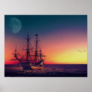 Frakt till solnedgången poster
