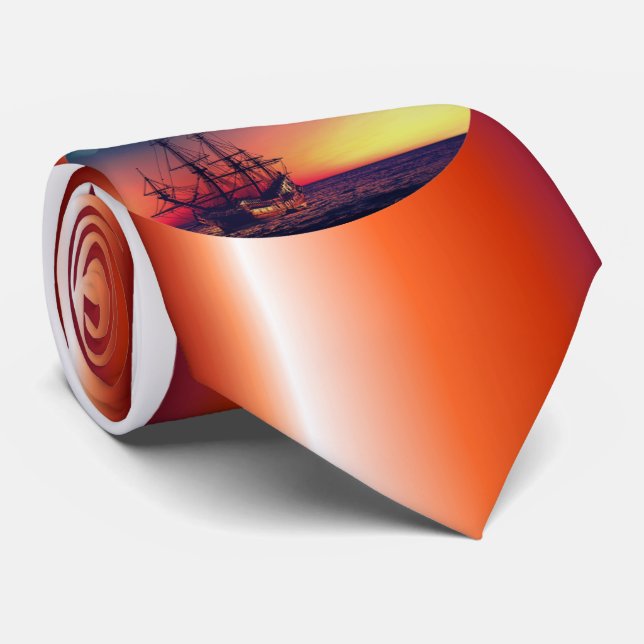 Frakt till solnedgången slips (Rullad)