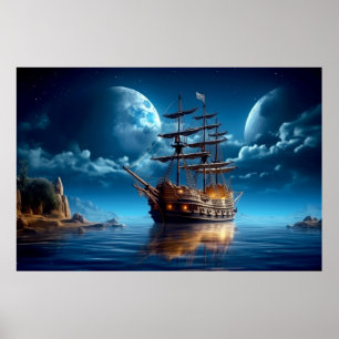 Frakt Travel Äventyr Tranquil Poster