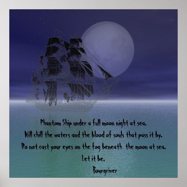 Frakt under en fullt-natt. poster (Framsidan)