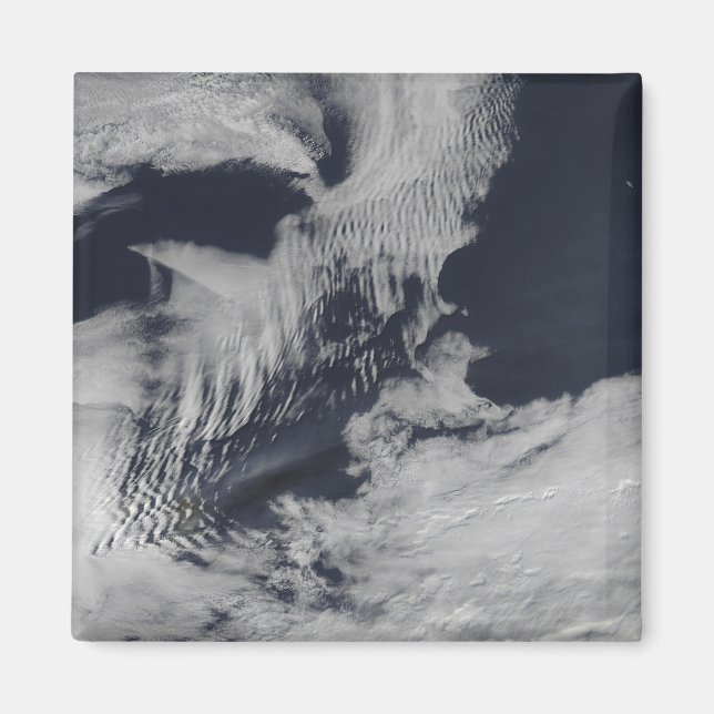 Frakt-vågformade moln i Sydindiska Oce Magnet (Framsidan)