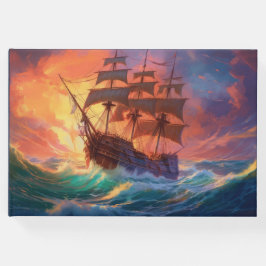 Frakt vid stormsjön gästböcker