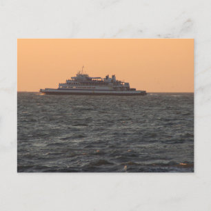 Frakt vid Sunset Postcard Vykort