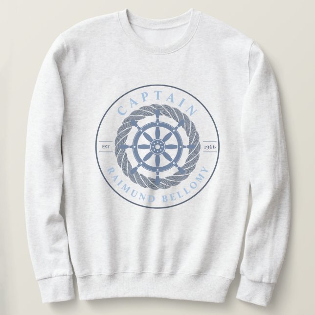 Frakt Wheel Lång Ärmad Tröja (Design framsida)