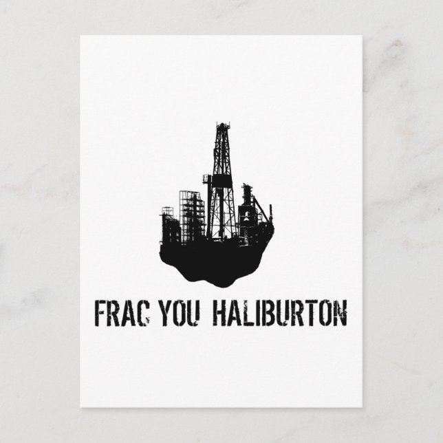 frakta dig Haliburton Vykort (Framsida)
