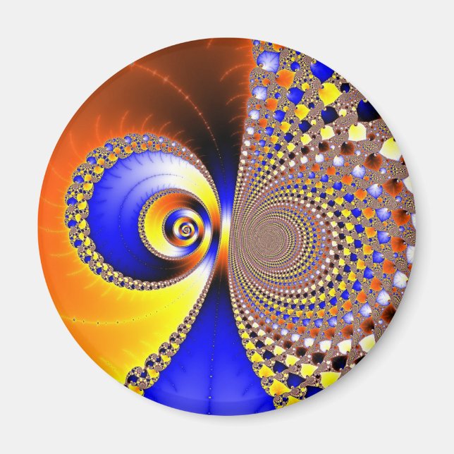 Fraktal Apfelmännchen mandelbrot set Magnet (Framsidan)