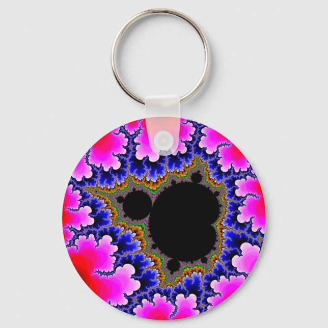 Fraktal Apfelmännchen mandelbrot set Nyckelring (Framsida)