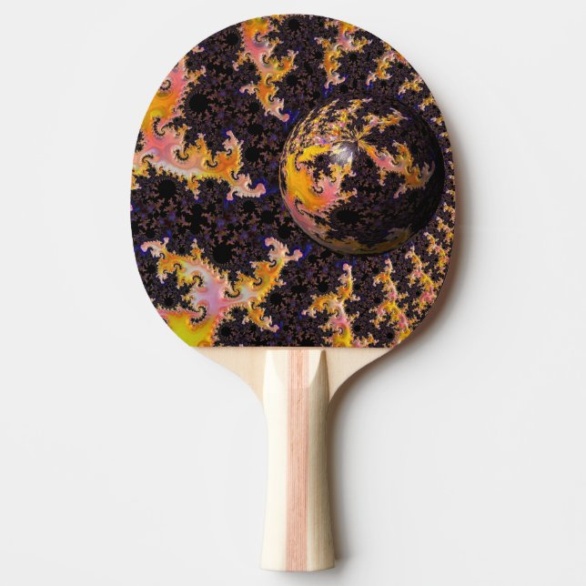 Fraktal Eldstormsfär Pingisracket (Framsidan)