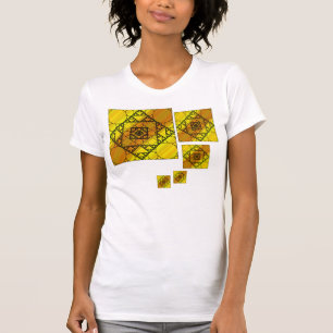 Fraktal geometri Kvinnors lätta skjorta T-shirt