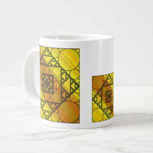 Fraktal geometri specialmugg jumbo mugg