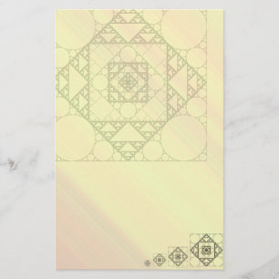 Fraktal Geometrisk Brevpapper