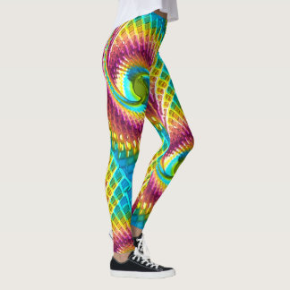 Fraktal Glas Konst 7 Leggings