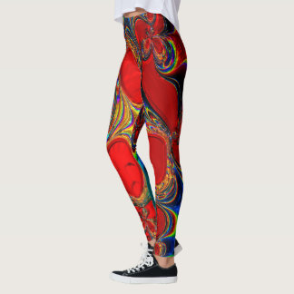 Fraktal Glas Konst 9A Leggings