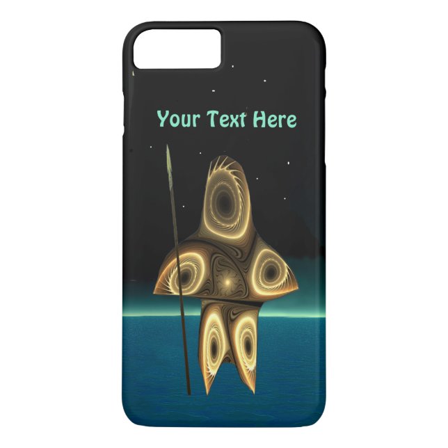 Fraktal Inuit-jägare Case-Mate iPhone Skal (Baksida)