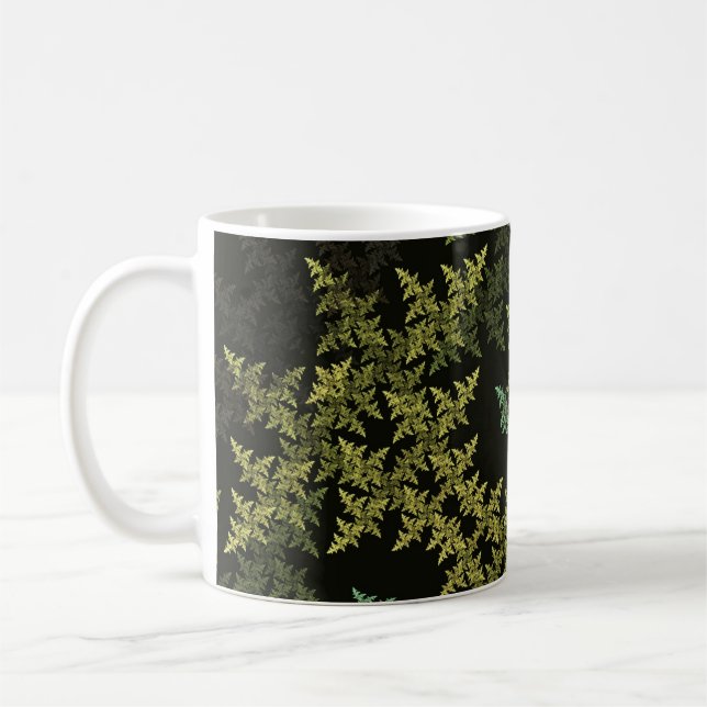 Fraktal kamouflage kaffemugg (Vänster)