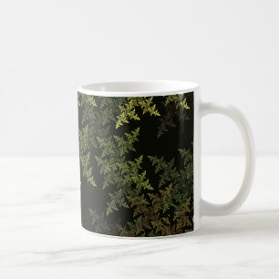 Fraktal kamouflage kaffemugg